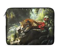 Jaguartiger Tiger Resting On The Rocks Laptop Sleeve Case Computer Protective Briefcase Handbag Slim Cover Carrying Bag