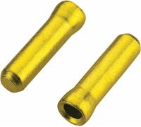 Jagwire Shift Cable Terminal 500 Units Golden One Size Gold