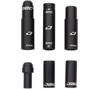 Jagwire 1 x Elite Link Shift End Cap Pack (8 Pieces) - Black Cable Ends Adult Un
