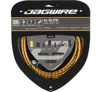 Jagwire 2x Elite Link Shift Cable Kit, Gold