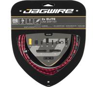 Jagwire 2x Elite Link Shift Cable Kit, Red