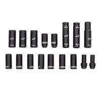 Jagwire 2X Elite Link Shift End Cap Pack (18pcs) - Black Cable End Caps Adult Unisex, Black, One Size