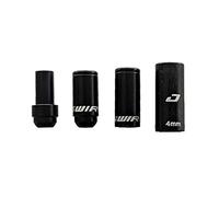 Jagwire 2X Elite Link Shift End Cap Pack (18pcs) - Black Cable End Caps Adult Un