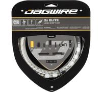Jagwire 2X Elite Link Shift Kit Adult Unisex Shifters and Cables, Silver, One Size