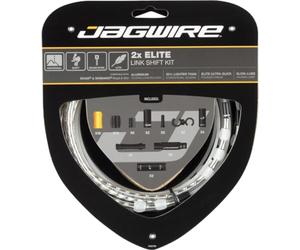Jagwire 2X Elite Link Shift Kit Adult Unisex Shifters and Cables, Silver, One Size