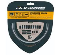 Jagwire 2X Sport Shift Kit Adult Unisex Shift Cable and Sheaths, Silver, One Size