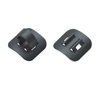 Jagwire 4 x alloy stick-on cable guide silver/black
