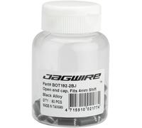 Jagwire 4mm Sealed Alloy End Caps Bottle of 50 Black
