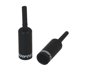 Jagwire Aluminium Extended Gear Shift End Cap 50 Pieces 4 mm Black