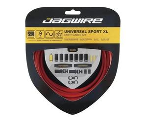 Jagwire Bike Universal Sport XL Shift Kit Red