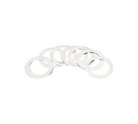 Jagwire Centerlock Rotor Shims 0.15mm - Silver - 10 Pack