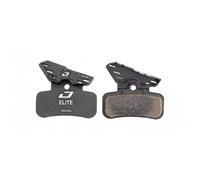 Jagwire Sport Semi Metallic Elite Cooling Shimano Disc Brake Pads Silver One Size Black
