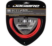 Jagwire Elite Sealed Shift/Gear Cable Kit (x2 Cables) - Red