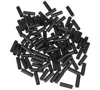 JAGWIRE Ferrule, Open 100 Pieces Black Plastic 4/4 sleeves