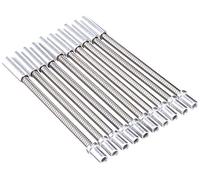 Jagwire Flexible Brake Noodle for V-Brake Pack of 10 Silver