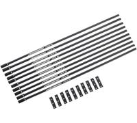 Jagwire Flexible Shift Housing 4mm CGX-SL (240 mm-10 pcs) - Black Spare Parts Adult Unisex, Black, One Size