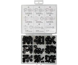 Jagwire Frame Plug Combo Box Unisex Adult Spare Parts, Black, One Size | Jagwire Frame Plug Combo Set for Housing, Di2 & Internal Routing