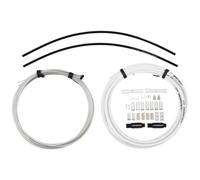Jagwire Elite Sealed Shift Cable & Sleeve Kit – White – One Size – 2 units
