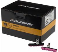 Jagwire Mountain Sport Brake Pads Threaded Post Box of 25 Pair Pink