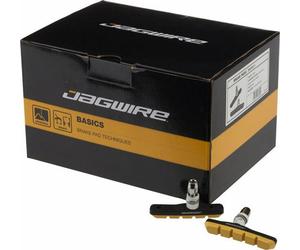 Jagwire Mountain Sport Brake Pads Threaded Post Box of 25 Pair Yellow