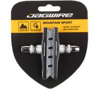 Jagwire Mountain Sport Brake Pads Threaded Post Gray