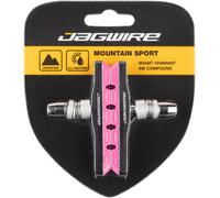 Jagwire Mountain Sport Brake Pads Threaded Post Pink