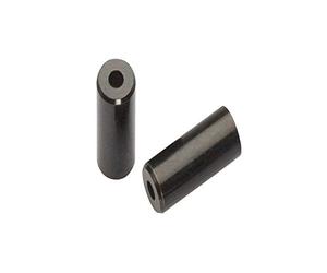 Jagwire Open Copper Gear End Cap Casing Black 4 mm 50 Pieces