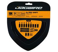 Jagwire PCK500 2X Pro Shift Gear Cable Set, Black, One Size
