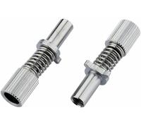 Jagwire Road Sport Frame Mount Mickey Adjusting Barrels Pair Chrome