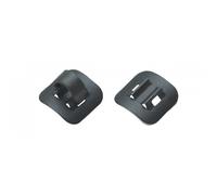 Jagwire Stick-On Cable Guide Alloy Black 4Pc