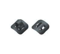 Jagwire Alliage Alloy Stick-On Cable Guide-Black 4pcs