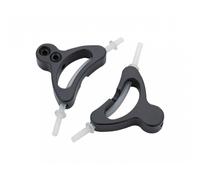 Jagwire Bicycle Brake Bridge - Aluminium 2-Piece with Liner - Black