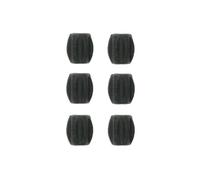 Jagwire Tube Tops - Pack of 6 CLEAR 4/5MM - SHORT - PACK OF 6