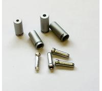 Jagwire Unisex Adult Cable End Caps, Silver, One Size