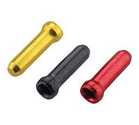 Jagwire Unisex Adult Cable/Sheath Tips, Gold/Black/Red, One Size