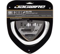 Jagwire - Universal 2X Elite Sealed DIY Shift Cable Kit | for Road, MTN, and Gravel Bike | SRAM and Shimano Shifter Compatible, Polished Ultra Slick Cables with Lubricated Liners, 3 Colors