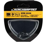 Jagwire Wire Hook - E-Shift + Brake (2.5mm + 5mm) (4pcs), Black