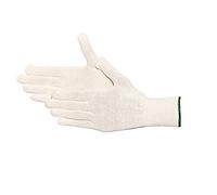 Jah 2183 Cotton Knitted Gloves 12 Pairs Thin Natural Size 9