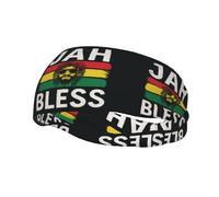 Jah Bless Unisex Head band - Dry Head Tie - Sports Sweatband - Ideal for Running, Football, Tennis
