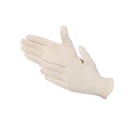 JAH Knitted Cotton/Polyamide Gloves with PVC Grip Dots - non-slip grip for warehouse, assembly & shipping