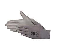 JAH Knitted Cotton/Polyamide Gloves with PVC Grip Dots - Non-Slip Grip for Warehouse, Assembly & Shipping