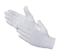 JAH Knitted Cotton/Polyamide Gloves with PVC Grip Dots - Non-Slip Grip for Warehouse, Assembly & Shipping