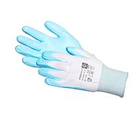 JAH Knitted Cotton/Polyamide Gloves with PVC Grip Dots - Non-Slip Grip for Warehouse, Assembly & Shipping