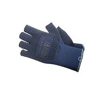 JAH Knitted Cotton/Polyamide Gloves with PVC Grip Dots - Non-Slip Grip for Warehouse, Assembly & Shipping