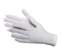 JAH Knitted Cotton/Polyamide Gloves with PVC Grip Dots - Secure Grip & Durable for Warehouse, Assembly & Shipping