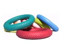 JaHaNa Sports Outdoor Play Game Tennikoit Rings Tennicoit Rings Rubber Rings (Pack of 2, Dotted)