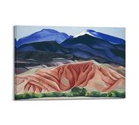 JAHER Georgia O'Keeffe Paintings Artworks- (Black Mesa Landscape) Posters Home Decor Wall Art Hanging Picture Print Bedroom Decorative Paintings Room Aesthetic 20x30inch(50x75cm)