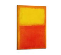 JAHER Mark Rothko Paintings Artworks- (Orange, Yellow, Red) Posters Picture Print Wall Art Painting Canvas Artworks Gift Idea Room Aesthetic 20x30inch(50x75cm)