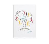JAHER Pablo Picasso Paintings - (Dance Of Youth) Poster Decorative Painting Canvas Wall Art Living Rooms Bedroom Painting 12x18inch(30x45cm)