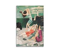 JAHER Pablo Picasso Paintings - (The Bathers, 1918) Poster Canvas Wall Art Decorative Bedroom Modern Home Print Picture Artworkss 08x12inch(20x30cm)